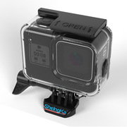 适用于gopro8运动相机防水潜水壳软胶按键防水壳，保护壳gopro8配件