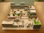 儿童手工折纸DIY拼装立体纸质模型仿真城市建筑城镇街道场景制作