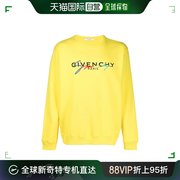 香港直邮givenchy纪梵希男士，黄色棉质卫衣bmj03c30af-737