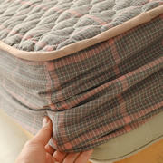 MX56大尺寸床笠水洗绗缝夹棉双人床床单床罩床套床四季