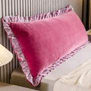 靠垫款靠背时尚枕头靠枕长长条软包大拆洗粉色床头双人可床上