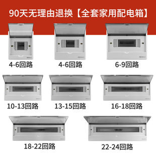 国际电工家用暗装配电箱室内空开箱强电箱家用空气开关总开电源箱