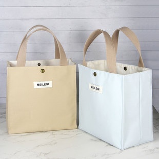 带饭包上班时尚午餐袋手提饭盒袋便当包盒饭袋子简约手拎袋小