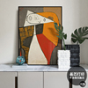 毕加索抽象油画现代简约客厅装饰画芯样板房玄关卧室餐厅挂画心