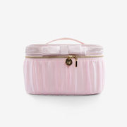 日本粉色手提收纳化妆包大容量桶包便携多功能旅行手拿便当包保温