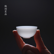 梧竹幽居|念慈|蛋壳杯白果，杯白瓷白玉，令若深杯潮州传统工夫茶杯