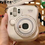 适用于mini25/26透明水晶壳拍立得保护壳instax硬壳外壳相机壳子