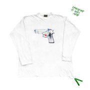 24秋季water gun水趣味插画印花图案创意学生男女款长袖T恤