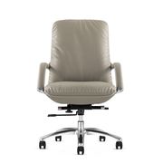 迈臣真皮经理椅时尚，老板椅大班椅，舒适久坐家用转椅办公椅子电脑椅