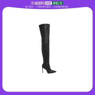 香港直邮Stuart Weitzman 尖头高跟长筒靴 SC294SRLBLK