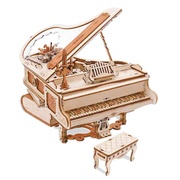 八音盒系列律动钢琴木制拼装拼图立体积木音乐盒玩具礼物