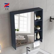 浴室镜柜挂墙式卫生间镜子带置物架洗手间洗漱台收纳一体智能镜柜
