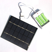 2w6v太阳板手机移动电源充电器，5号7号aaaaa电池充电器