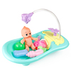 组合玩具洗澡戏水女玩具，#娃娃娃娃宝宝，过家家儿童小浴盆浴盆仿真