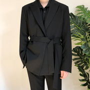 MRCYC 秋季新款腰带西装外套男士修身韩系潮流痞帅休闲帅气小西服