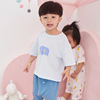 品牌童装夏季男女童T恤 纯棉印花儿童短袖新疆棉