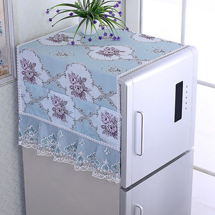 高端冰箱布冰箱(布冰箱)单双，开门盖巾冰箱罩防尘罩，盖布洗衣机微波炉烤箱巾