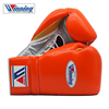 WINNING BOXING高端职业专业拳击格斗比赛训练拳套手套定制款橘银