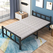 折叠床单人床家用午休午睡床办公室双人便携出租屋铁床架木板简易