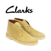 日本直邮Clarks 沙漠靴男式沙漠靴 26138233 浅棕色