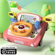 儿童方向盘玩具模拟驾驶开车婴儿推车载幼儿宝宝汽车后排遛娃神器
