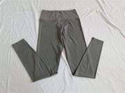 D25-30女式中腰运动瑜伽跑步锻炼健身紧身长裤九分裤灰色夏季薄款