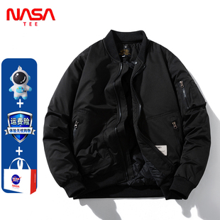 NASA联名工装外套春秋冬加厚棒球棉服男女情侣飞行员夹克棉衣潮牌