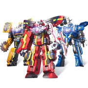 巨神战击队玩具超救分538330队变形机器人合体金刚旋天变形冲锋战