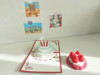 ins立体小生日蛋糕贺卡创意3D祝福diy手工生日礼物卡片道具摆件