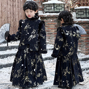 冬装儿童新中式国风套装男童羽绒服，加厚高端马面，裙男孩唐装拜年服