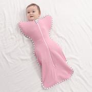 婴儿投降式睡袋新生儿襁褓包巾宝宝，防踢被空调，睡袋纯棉两种款跨境