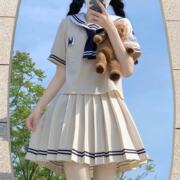 JK制服套装裙子少女生夏装2024初中高中学生学院风日系连衣裙