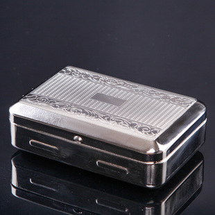 金属烟丝盒小号保湿便携烟斗配件烟草盒70mm烟盒短款手卷烟专用