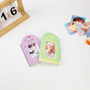 定制封面韩版3寸卡包32卡位追星女孩小卡收纳本mini专辑咕卡卡册