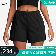 Nike耐克短裤女夏跑步透气宽松刺绣小标训练运动裤HF6941-010