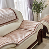 1+2+3皮沙发垫套组合真皮沙发罩毛绒坐垫舒适老式简约现代欧式