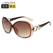 （LianSan）太阳镜墨镜防紫外线大框修脸女士时尚眼镜驾驶镜1