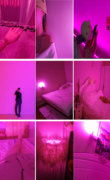 粉红色led灯节能灯氛围调情灯泡，e27螺口紫色粉紫灯粉色情调光源色