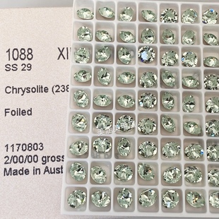奥地利进口施家钻水晶，1088圆钻238贵橄榄美甲钻大钻尖底钻堆钻饰
