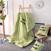 简约北欧抱枕水洗棉多功能抱枕被夏季空调毯午睡懒人盖毯沙发靠垫