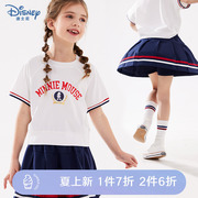 女童运动套装2024夏季女孩休闲韩版两件套儿童纯棉短袖童装