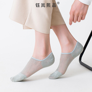 袜子女船袜夏季隐形薄款纯棉底防臭防滑不掉跟浅口短袜可爱日系夏