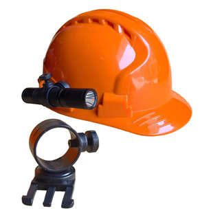 安全帽强光手电筒夹万能卡扣金属消防救援支架夹子头盔侧灯卡子