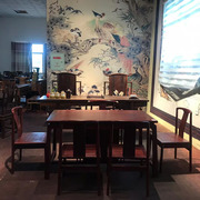 非洲小叶紫檀新中式实木茶桌椅，组合小户型简约茶台茶道桌茶室家具