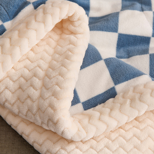 儿童毛毯加厚冬季秋冬珊瑚，绒毯床单人沙发盖毯子办公室午睡小被子