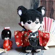  20cm棉花娃娃娃衣 日式和服娃衣套装原创日式风娃衣