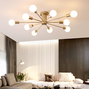 北欧客厅吸顶灯led大气现代简约卧室温馨创意个性，餐厅房间公寓灯