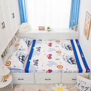 儿童纯棉榻榻米床笠定制薄棕垫床罩单件保护罩卡通床单1.2米1.35m