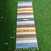 印度手工纯棉编织瑜伽垫瑜伽毯棉质，文艺复古舒适装饰垫沙发床边毯