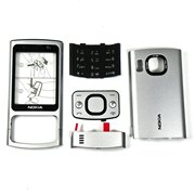 诺基亚NOKIA 6700s手机外壳 全套含镜面 键盘 银色